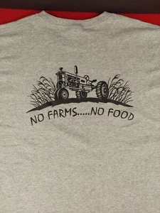 Pinnacle Agriculture T Shirt Men's XL Gray Double Sided - Picture 1 of 9