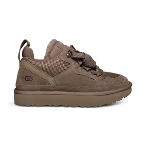 UGG LOWMEL HICKORY SUEDE TEXTILE SPORTTY SHOES WOMEN'S SNEAKERS SIZE US 9 NEW - Picture 1 of 5