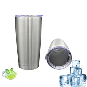 Stainless Steel Insulated Coffee Travel Mug Cup Double Wall Thermos Tumbler 20oz - Picture 1 of 10