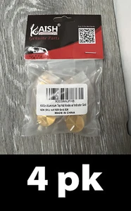 4pk KAISH K1828-Oro Aluminio Top Hat Perillas con Indicador, Dorado - Imagen 1 de 5