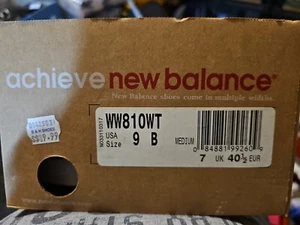 New Balance 810 White Size 9 - Picture 1 of 7