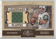 2007 Donruss Classics Legendary Players Jerseys Missing Serial Number Joe Namath