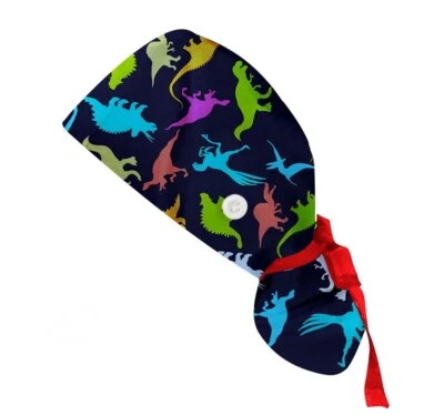 Women Scrub Hat, Surgical Cap, Skulls Scrub Cap,  Nurses Hat, Medical. Scrub Cap - Image 1 of 2