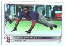2022 TOPPS BASEBALL - ARCHIE BRADLEY - RAINBOW FOIL PARALLEL - #398 - RED SOX
