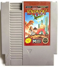 EXCELLENT ORIGINAL VINTAGE NINTENDO NES KARNOV GAME CARTRIDGE DATA EAST CLASSIC