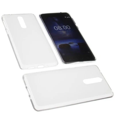 Custodia per Nokia 8 Custodia Cellulare TPU Gomma Custodia Trasparente - Immagine 1 di 4