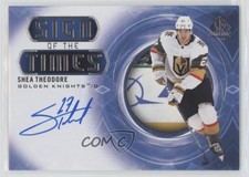 2020-21 SP Authentic Sign of the Times Shea Theodore #SOTT-ST Auto