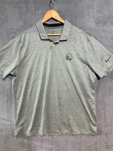 Nike Dri-Fit Golden State Warriors Polo Golf Shirt Herren Gr. Extra Large oliv - Bild 1 von 11