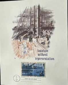 Marq 8 1/2 by 11 Cardstock 1480-3 Boston Tea Party Suitable For Framing - Picture 1 of 1