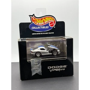 Hot Wheels 1998 Collectibles Dodge Viper GTS Silver Blue Stripes 23400 - Picture 1 of 6