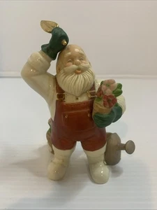 Lenox für die Feiertage Santa's Pastimes Gärtner Figur 5,5 cm sehr süß - Bild 1 von 11