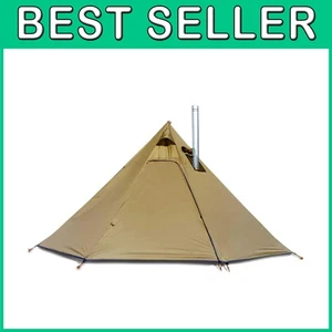 5 Pfund leichtes Warmzelt mit Herdheber für 4 Personen - Bild 1 von 10