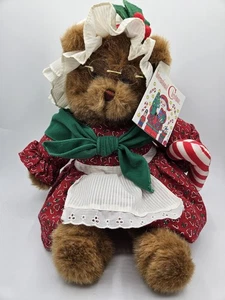 Vintage International Silver Co.Mrs.Claus Bear Christmas Plush 1993 - Picture 1 of 7