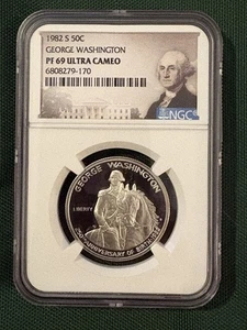 1982-S ULTRA CAMEO G. Washington Silver PF69 Coin You See Is Coin You Get (0044) - Picture 1 of 2