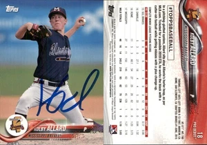 Kolby Allard Signed 2018 Topps Pro Debut #18 RC Auto AU Mississippi Braves - Picture 1 of 1