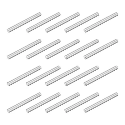 80Pcs M3x30mm 304 Stainless Steel Dowel Pin, Cylindrical Shelf Support Peg Pin Foto 1 de 4