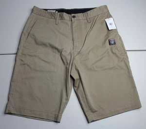 Mens Volcom Size 30 Tan Brown Vmonty  Shorts 22 2019 NEW NWT Outdoor Modern Fit - Picture 1 of 8