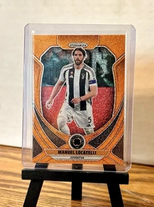 2025 Panini Prizm FIFA Club World Cup MANUEL LOCATELLI #122 Orange Glitter /99 - Picture 1 of 2