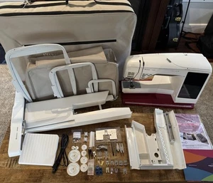Husqvarna Viking Designer Ruby 90 Sewing Quilting & Embroidery Machine ~Serviced - Picture 1 of 23