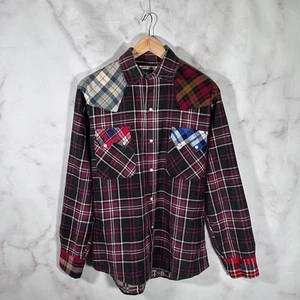 Needles Rebuild Western Flannel Size M Made In Japan Streetwear Americana VTG - Picture 1 of 9