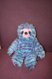 Build A Bear Purple & Blue Tie Dye 13" Sloth Plush Stuffed Animal K2 Plush - Picture 1 of 3