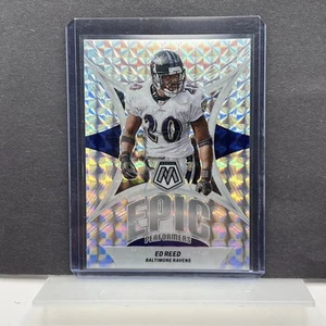 2024 Panini Mosaic Ed Reed Epic Performers Silver Mosaic Prizm #EP-ER Ravens - Imagen 1 de 12