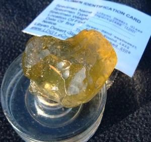 Libyan Desert Glass Meteorite Tektite impact specimen( 270 crt) Green Gem AAA+ - Picture 1 of 7