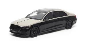 Almost Real ALM820140 1:18 Mercedes-Benz Maybach S Class, Mojave Silver/Onyx Bla - Picture 1 of 11