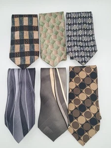 6 Neck Tie Lot - CEO Collection, Puritan, Ketch, J Riggings - Picture 1 of 2