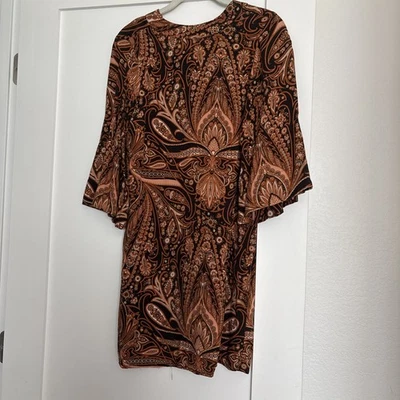 H&M Richard Allan Великобритании 4 пейсли платье 3/4 рукав - Изображение 1 из 4