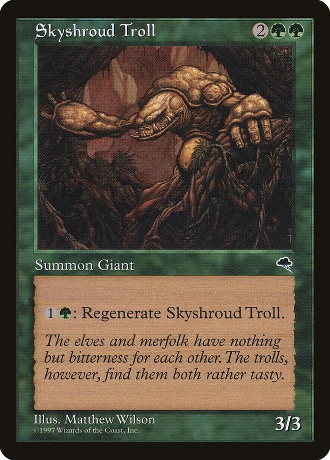 Skyshroud Troll - 257 / English / Moderately Played - Image 1 of 1