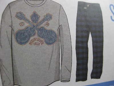 NWT LUCKY BRAND SLEEPWEAR SET MEN'S COTTON SLEEP SET SPORT LIFESTYLE LONG SLEEVE - Image 1 of 4