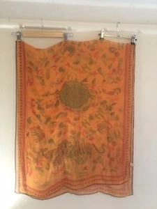 HERMES PARIS π― Silk Scarf 30 Inches Wide 70 Inches Long Made In π«π· - Picture 1 of 12