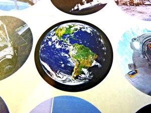 12 Weltraum Aufkleber, Weltraum, Mond selbstklebende Etiketten SPACE51 - Bild 1 von 2