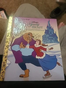 Disney A Little Golden Book Beauty and the Beast The Enchanted Christmas 1997 - Picture 1 of 4