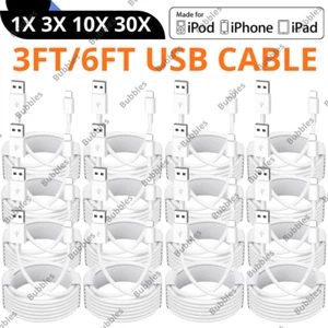 For Apple iPhone 6 7 8 X XR 11 12 13 14 Pro Max LOT USB Lead Charger Cable Cord - Picture 1 of 18