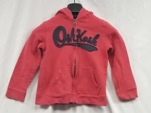 Oshkosh Bgosh Red Hoodie Jacket Boys Girls Unisex Size 6 - Picture 1 of 6