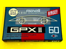 ⭐️⭐️⭐️MAXELL GPX II 60 BLANK CASSETTE TAPE MADE IN JAPAN ULTRA RARE NEW SEALED