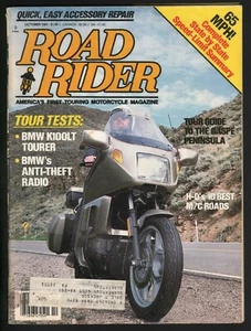 1987 October Road Rider - Vintage Motorcycle Magazine - Canada's Gaspe Peninsula - Picture 1 of 3
