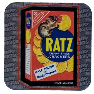 Super Impulse Wacky Packages Minis S1 Wave 1 2020 Ratz Red Thin Sticker HTF RARE - Picture 1 of 1