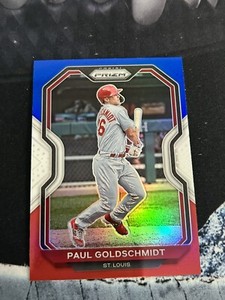 2021 Panini Prizm RED WHITE BLUE Paul Goldschmidt St Louis #47