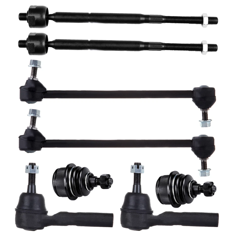 Set Of 8 For 2009-2010 Dodge Avenger Front Lower Tie Rod End Ball Joint Steering - Image 1 of 1