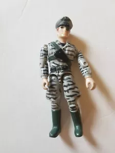 1986 LANARD THE CORPS! THE FOX CAMO GREY TOY FIGURE LOOSE - Picture 1 of 3
