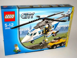 LEGO® CITY 3658 helicóptero policía nuevo embalaje original_helicóptero de policía NEW MISB sin precio base - Imagen 1 de 3