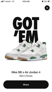 Size 6 - Jordan 4 Retro SP x Nike SB Mid Pine Green