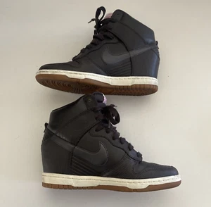 Nike Dunk Sky Size 7.5 US (528899-422) Dark Brown Hidden Wedge Heel Shoes - Bild 1 von 9