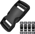 Plastic Buckle Clips for 1 Inch Straps 4 Pack 1" Quick Side Release Buckles for