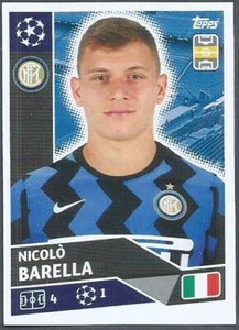 TOPPS UEFA CHAMPIONS LEAGUE-2020-21- #013-INTER MILAN-NICOLO BARELLA - Picture 1 of 1