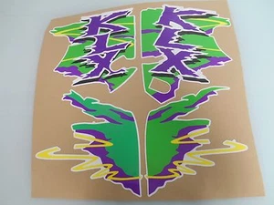 NEW KAWASAKI KLX 650 KLX650 KLX650R 650R 1993 1994 1995 TANK SHROUD GRAPHICS  - Picture 1 of 12