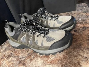 ITASCA Sz 10.5 Balboa Mens 4541166B Gray Leather Lace Up Athletic Shoes Hiking - Picture 1 of 11